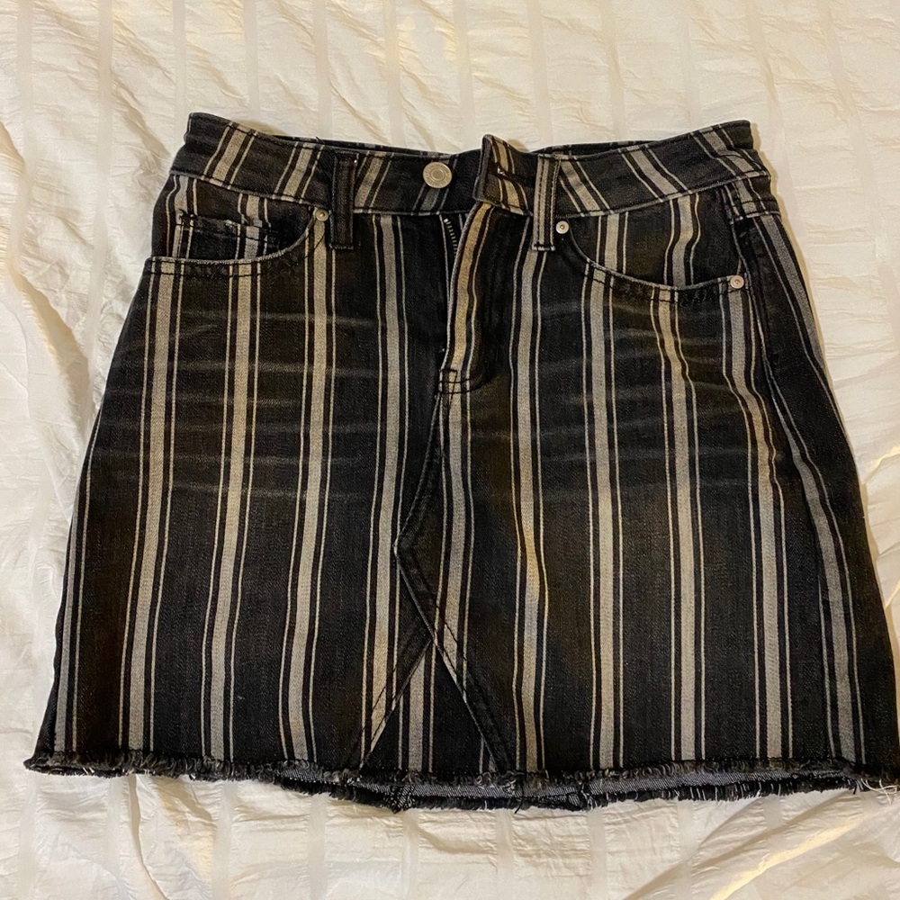 Stripe mini skirt from tillys